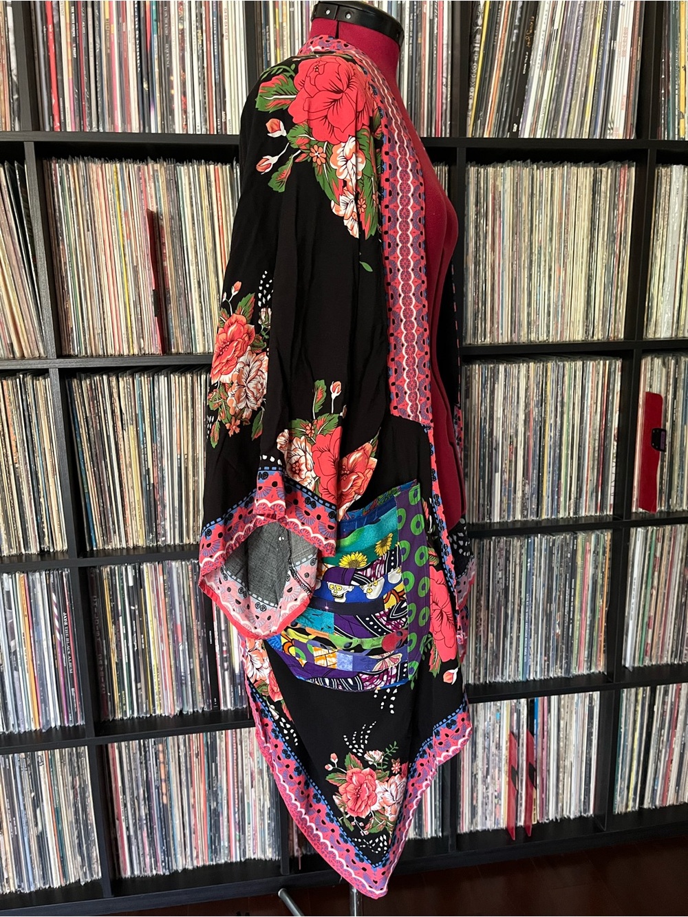 Wrap coverup PHISH patchwork festival phexico pocket upcycled tour lot phunky ⭕️ - Picture 5 of 12